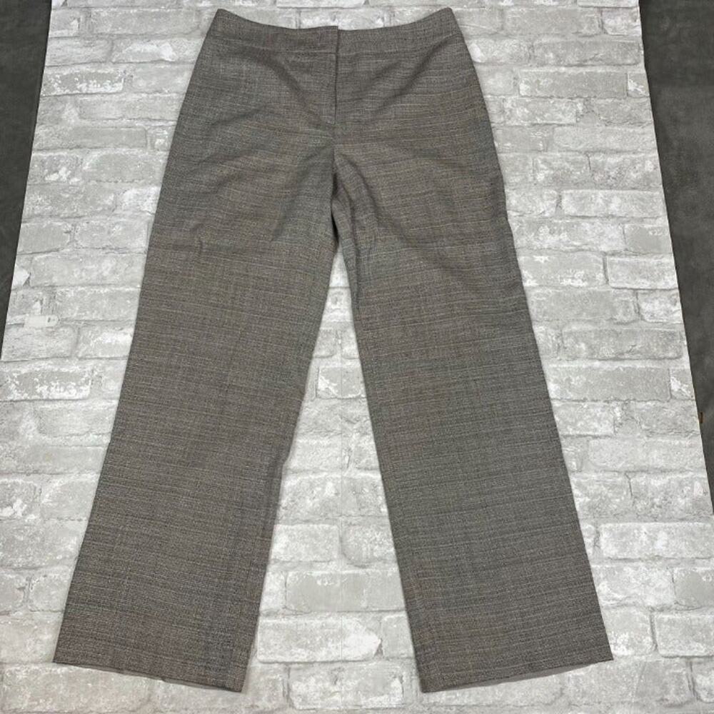 Escada Women's Grey Virgin Wool Dress Pants Size 40 / US 10
